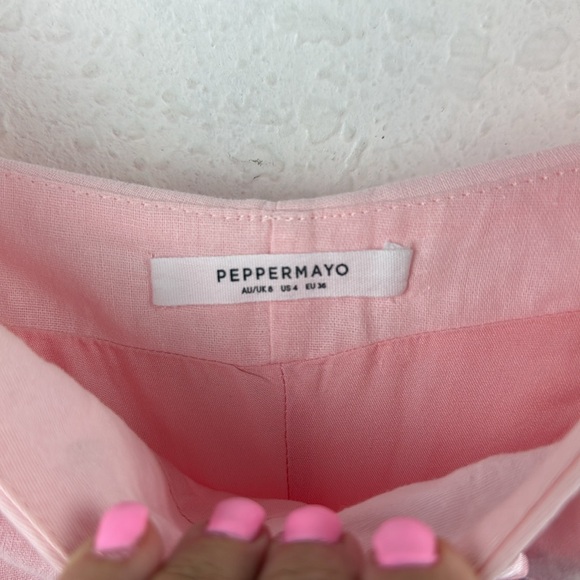 Peppermayo cadence baby Pink Mini Dress size 4 - Picture 6 of 10